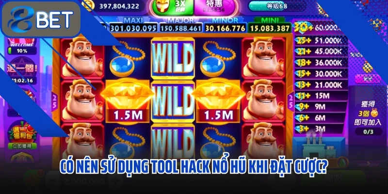 Có nên sử dụng tool hack nổ hũ khi đặt cược?